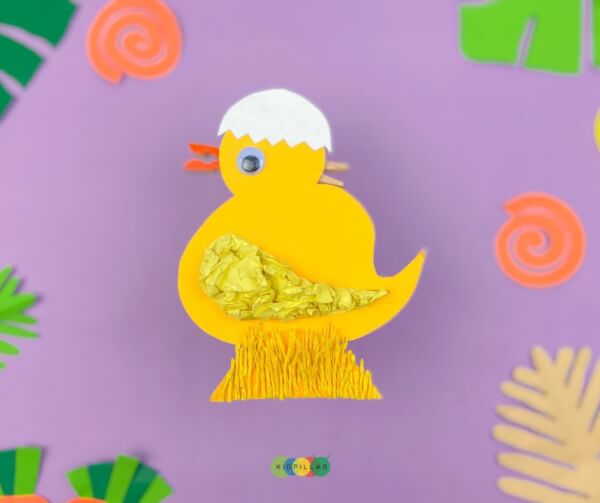 chick Easter craft for kids
