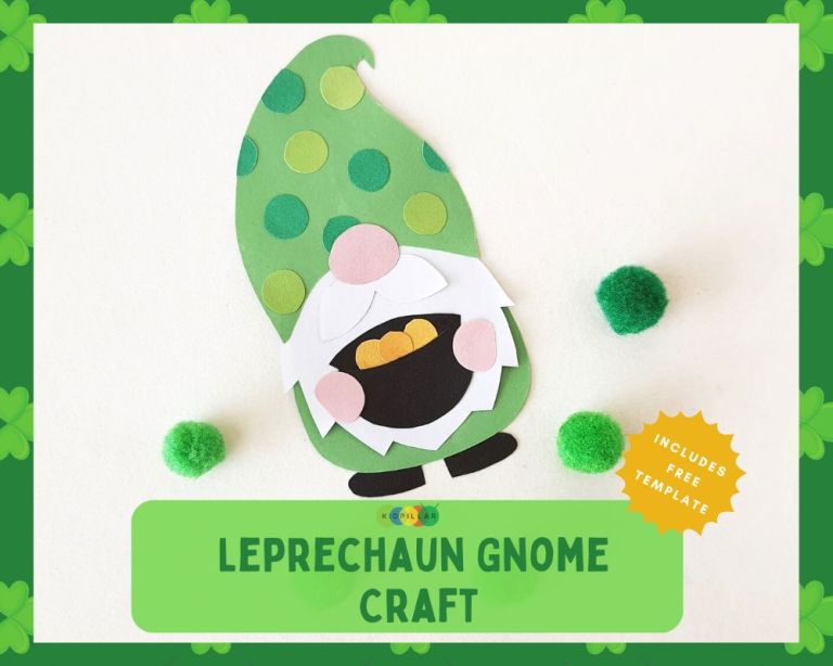 Easy Gnome Leprechaun Craft for Kids