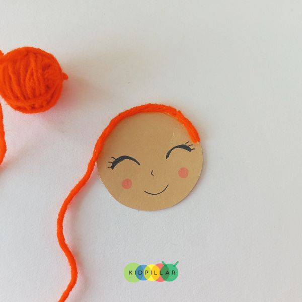 make hair of mermaid craft