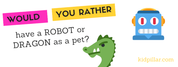 Fun Would you rather questions for kids